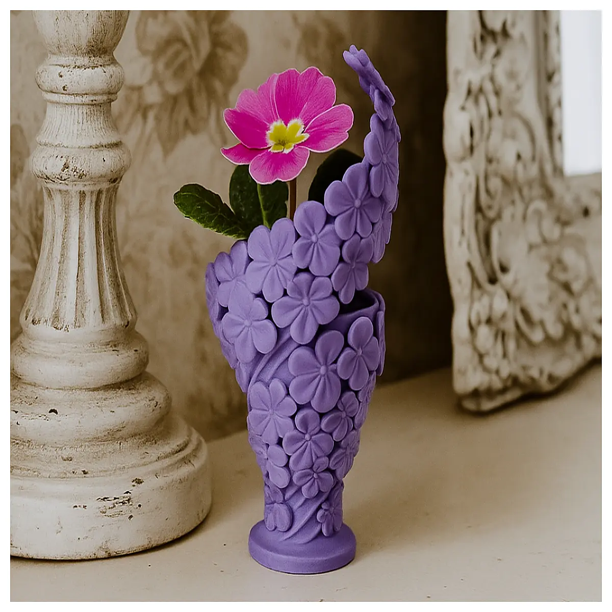 mini spiral flower pot for succulents cactus small decorative planter