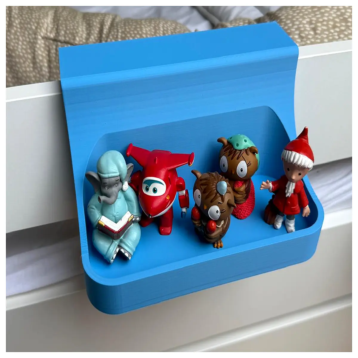 tonies figure bed frame compatible storage organizer for kids room decor toy shelf unit