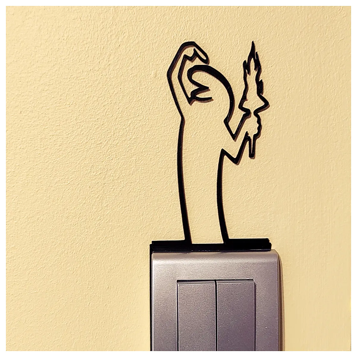 fun quirky switch gadget la linea balum 104 home decor wall plate
