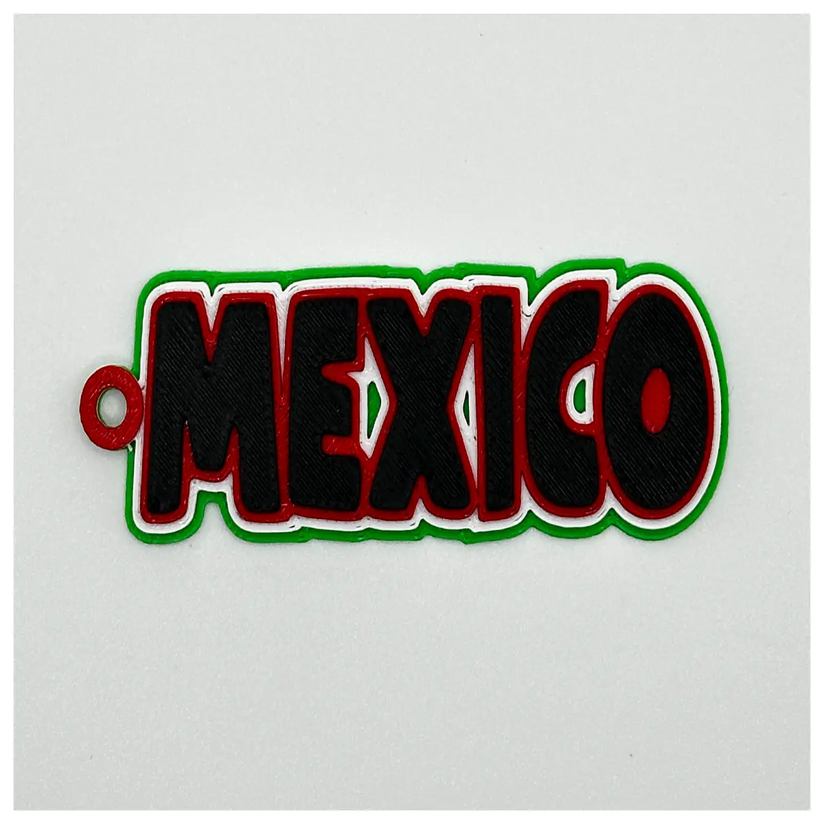mexican souvenir keychain leather huarache charm travel friends