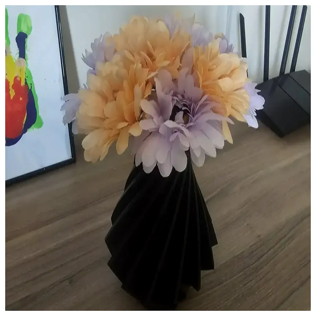 modern geometric vase ceramic home decor minimalist table centerpiece