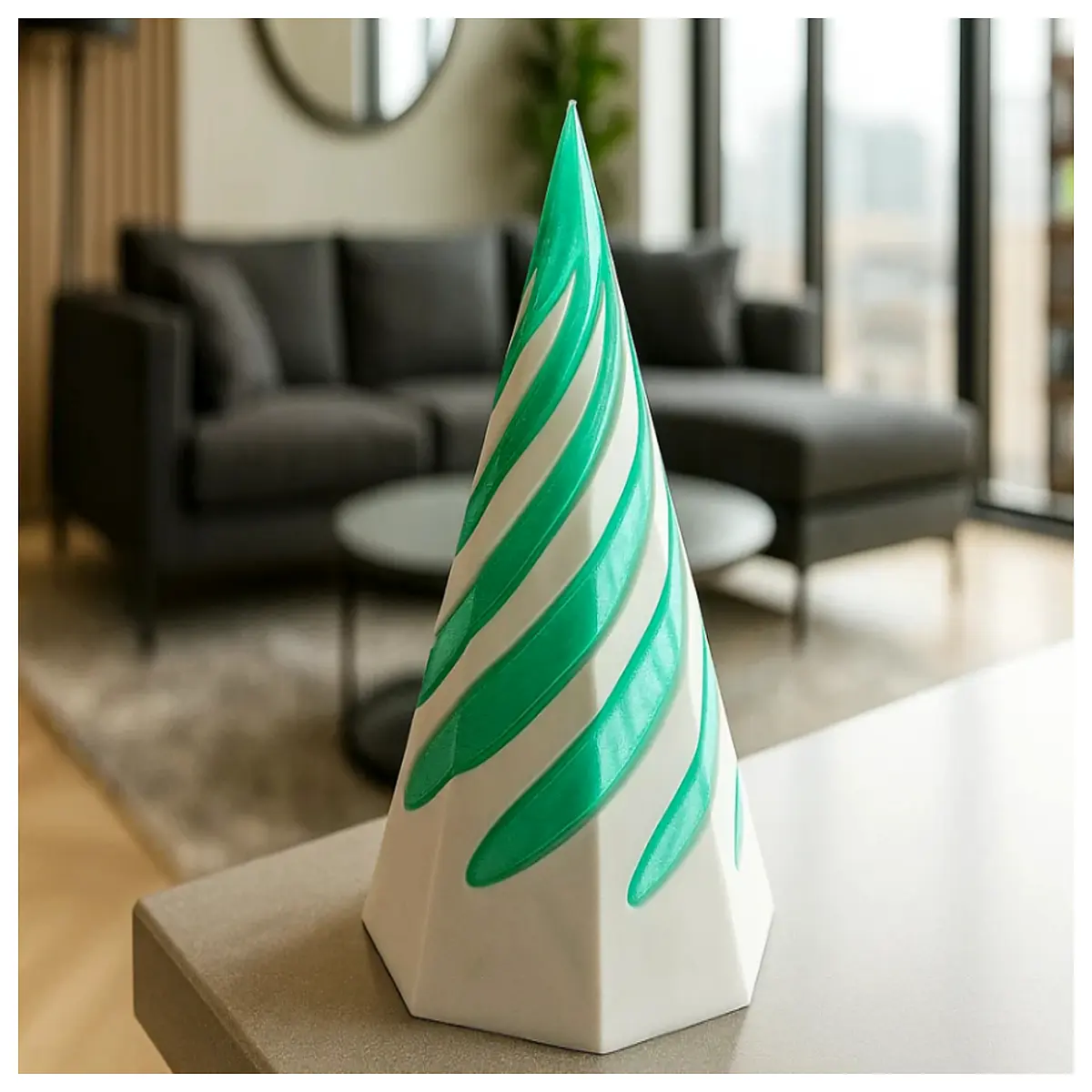 smooth spiral fidget cone for anxiety relief sensory toy for adhd and stress reduction