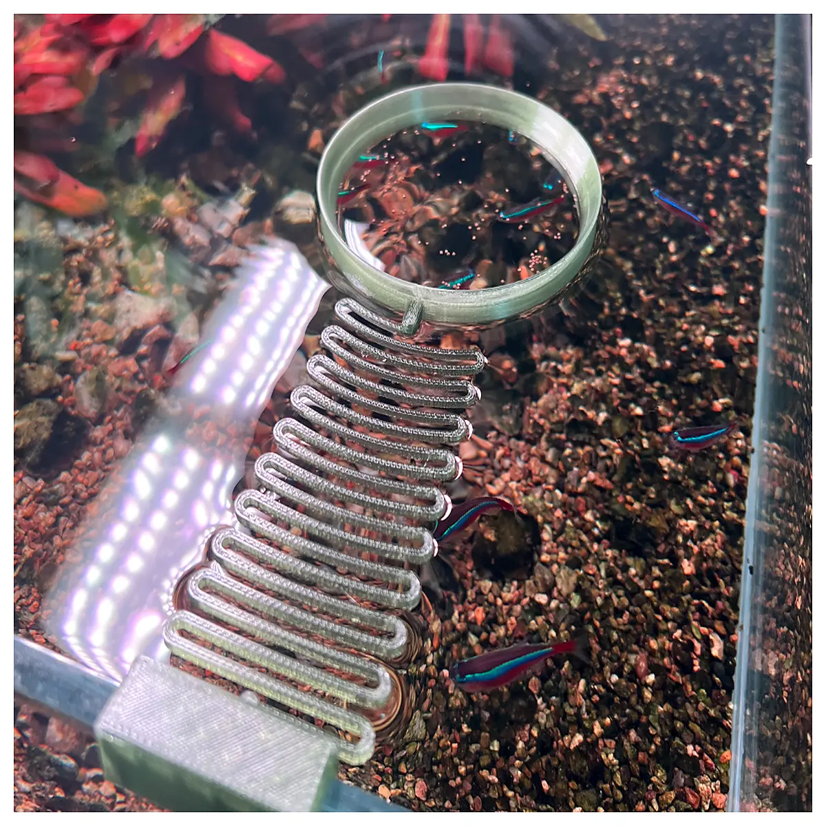 aquarium fish feeding ring anti splash splash guard bowl for goldfish betta tropical tank accessories