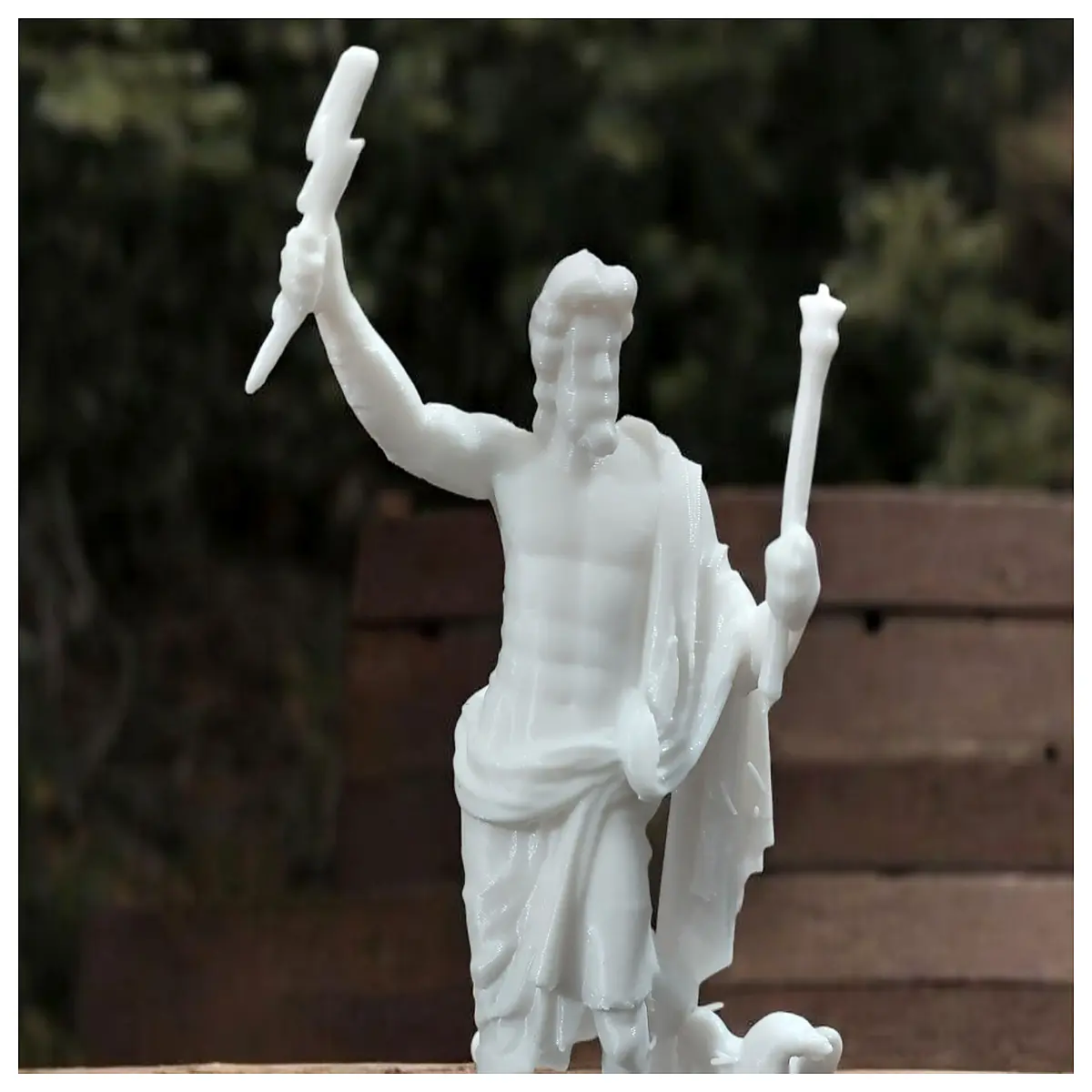 zeus father of gods mythological figure statue collectible
