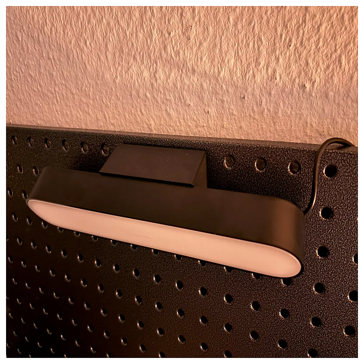 desk mount for hue lightstrip 45 degree angle bracket rgb lighting setup