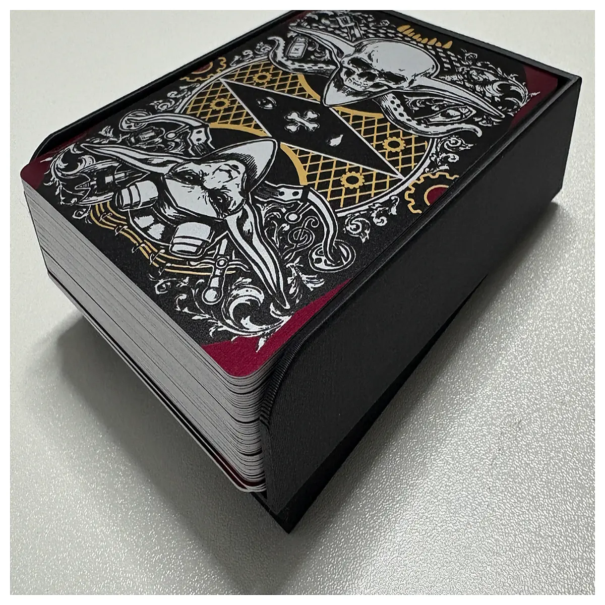 stackable card storage organizer for board games too many bones thick deck holder