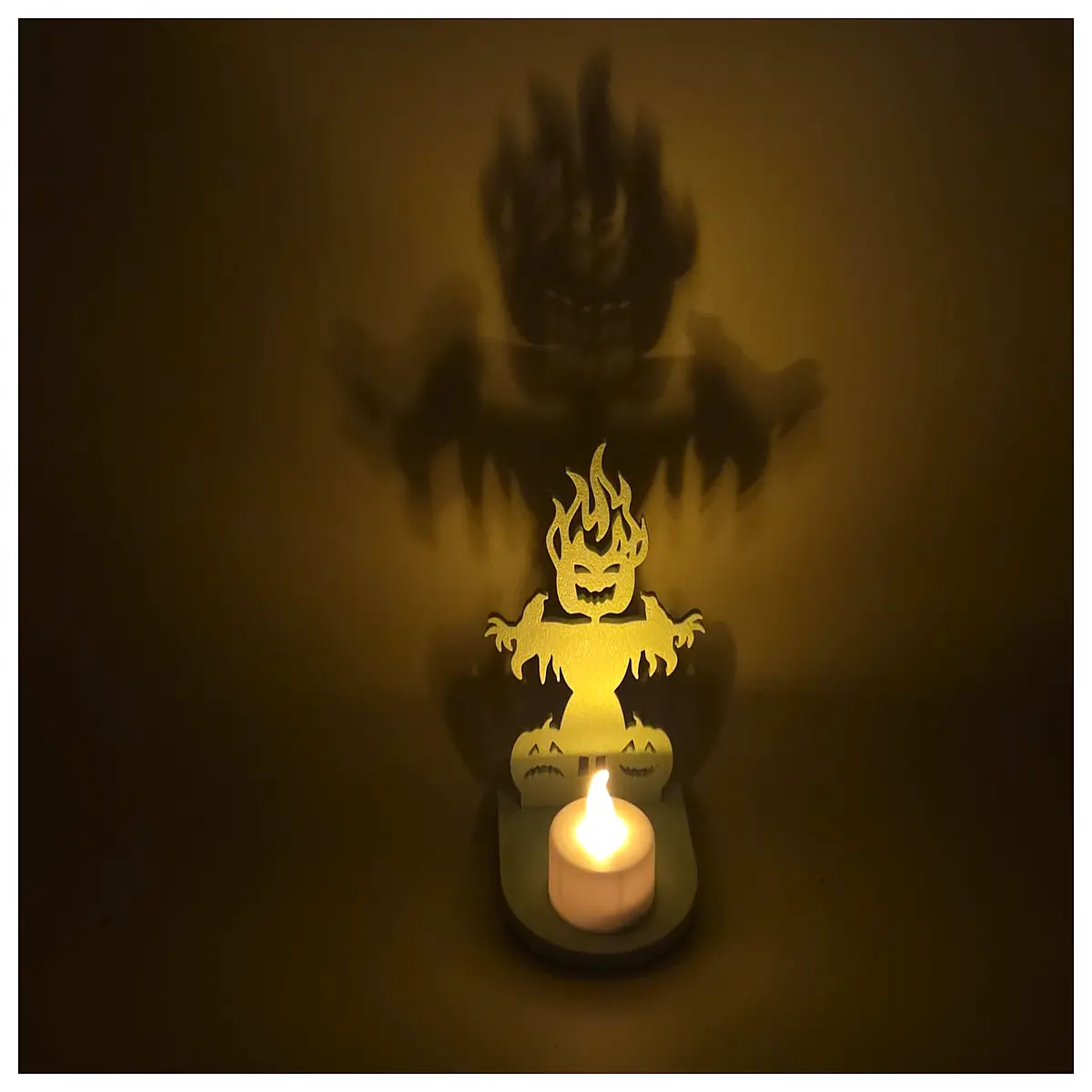 halloween tea shadow puppetry ghost projection party decor spooky mood lighting
