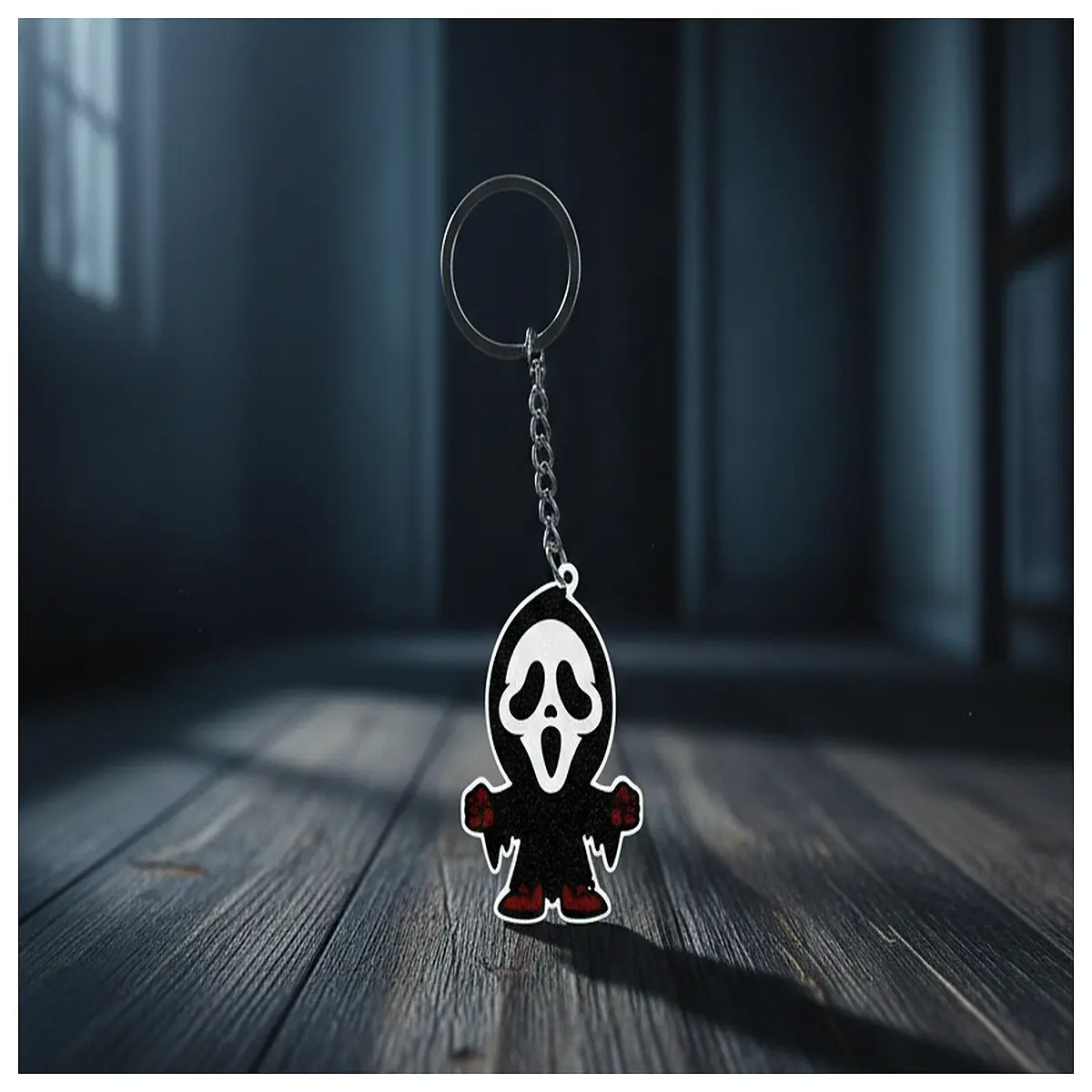 scary horror scream keychain for halloween party favors spooky ghost toy gift