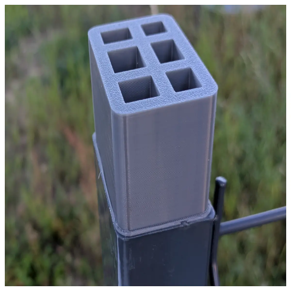 fence post extension 60x40 metal bracket for wood vinyl gate support duty connector