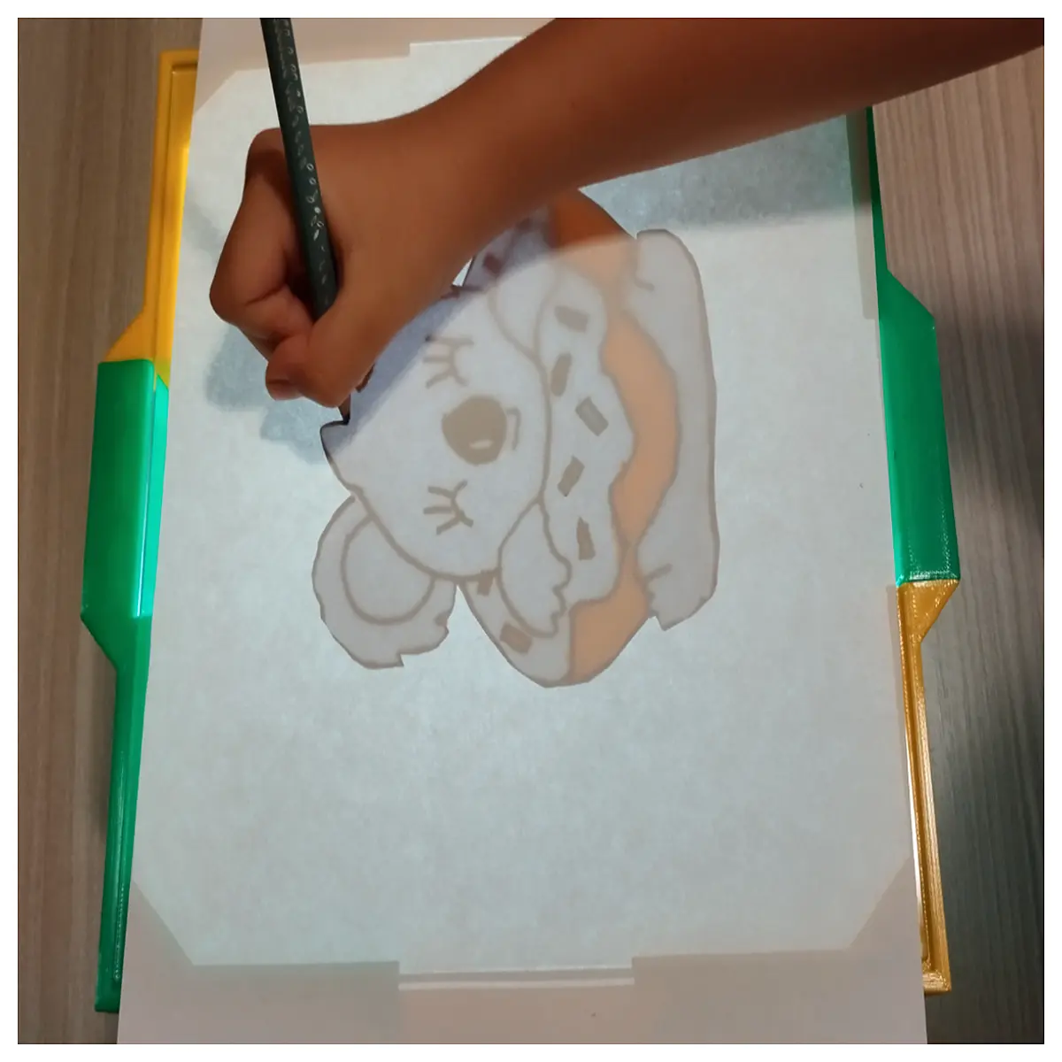 lighted tracing pad for artists portable board with dimmer switch for drawing sketches and calligraphy