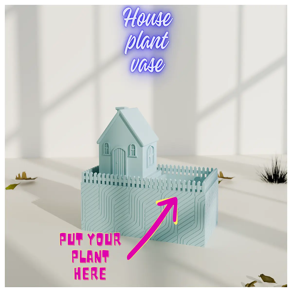 mini house planter pot cute desk garden decor small succulent container for home office whimsical miniature flower vase