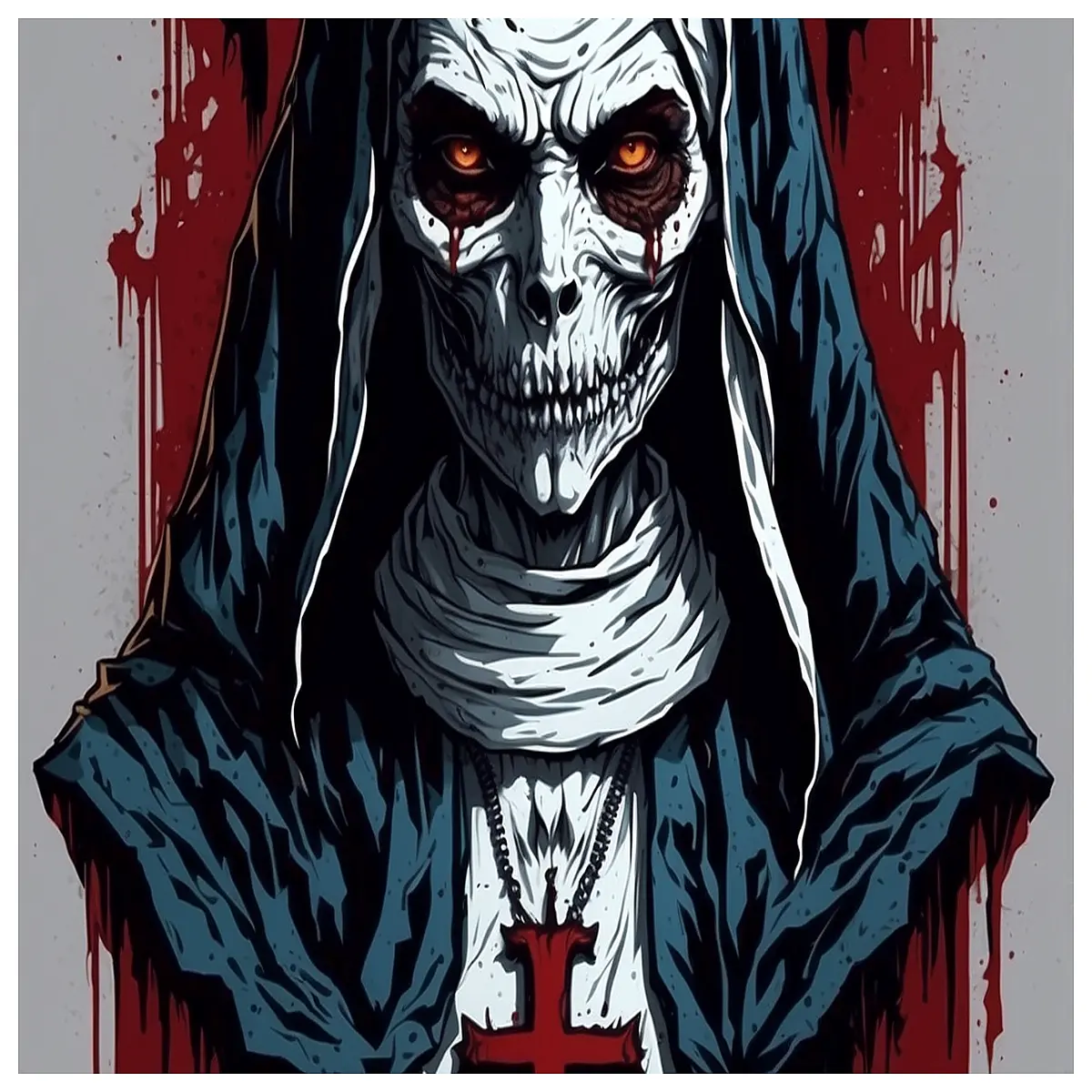 scary nun horror story book for teens adults creepy religious ghost collection