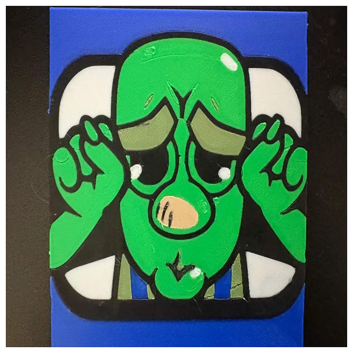 clashing goblin meme sticker mimimimi crying royal clash funny face