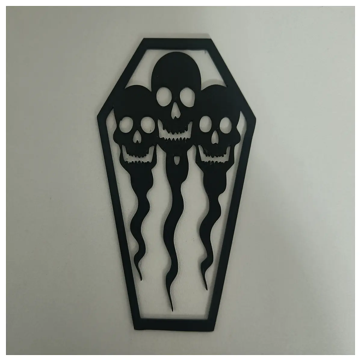 halloween skull coffin prop spooky skeleton casket decoration haunted house party supplies horror movie set props