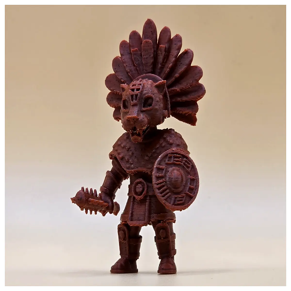 aztec mayan statue decor ancient history museum gift resin figure for shelf