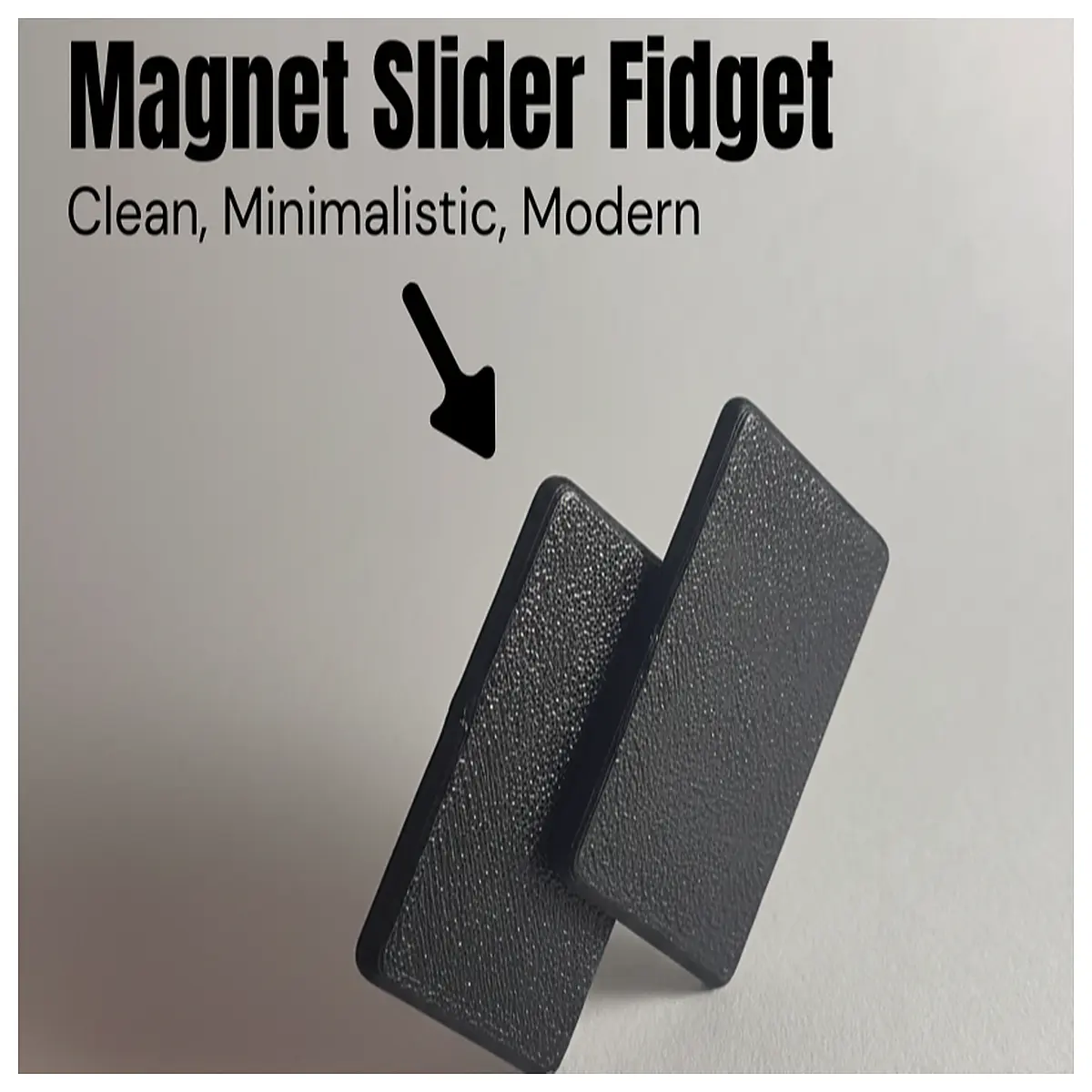 magnetic slider fidget toy for anxiety relief stress relief desk gadget sensory tool