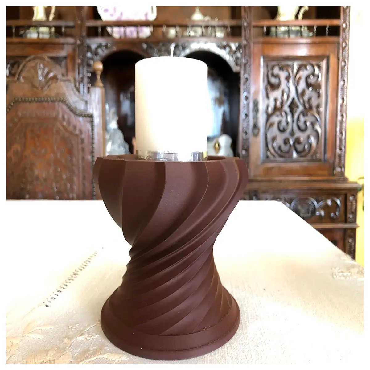 votive candle holders for home decor flameless pillar candles with remote rustic wood and metal candelabra centerpieces