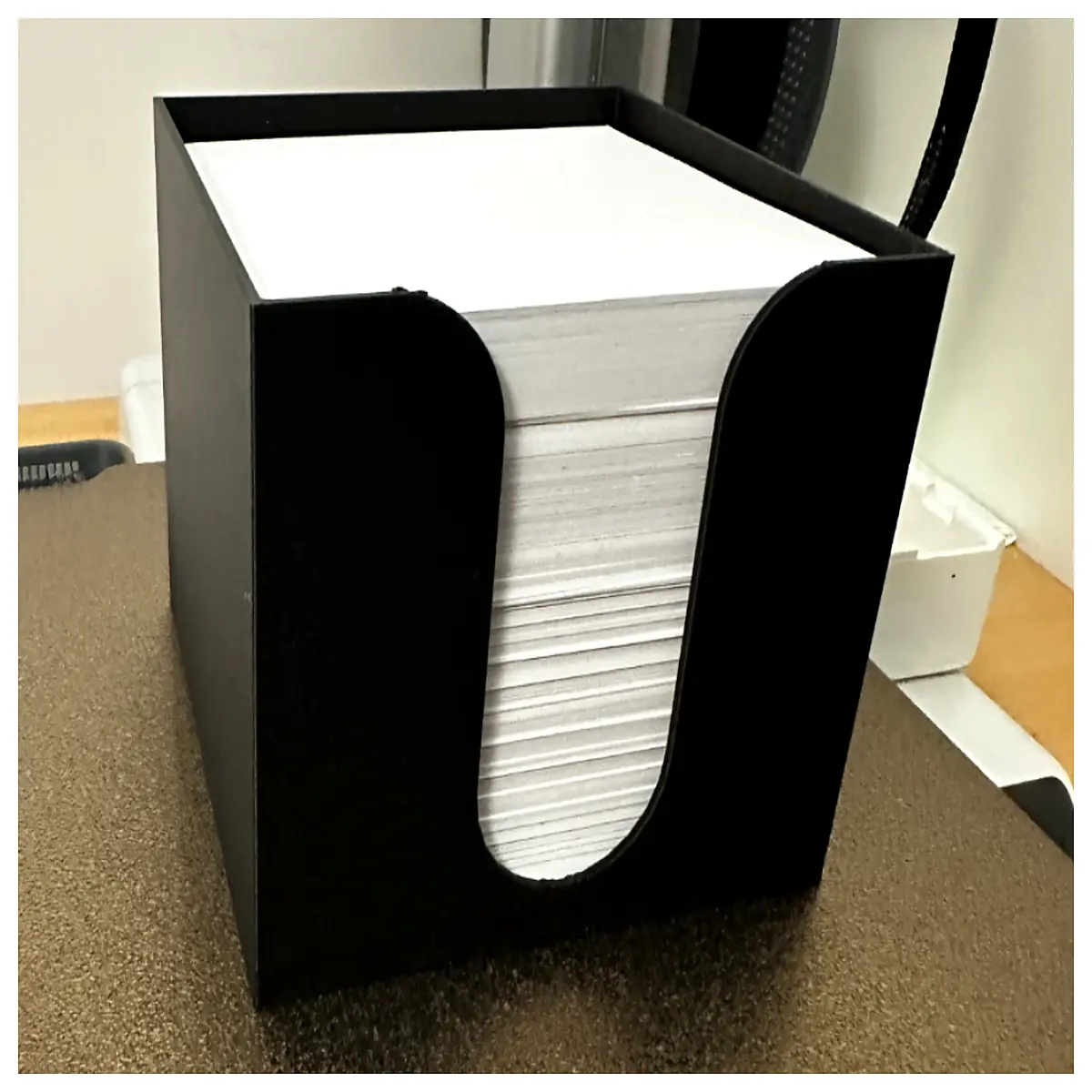 a4 paper file organizer box 90x90mm desktop storage container for documents cards index dividers office supplies