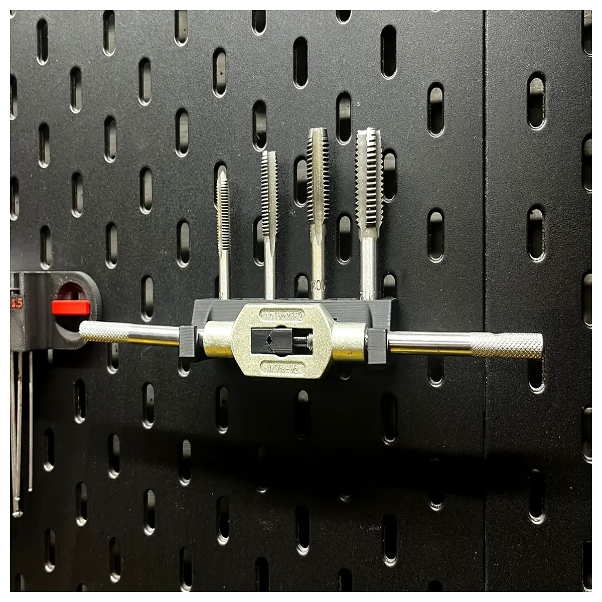 skadis tap drill holder set for cnc machining center tooling storage rack organizer
