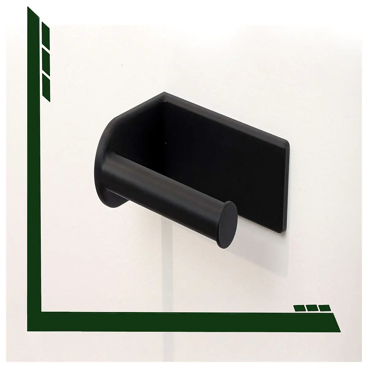 hidden screw toilet paper holder wall mount no drill bathroom tissue dispenser modern minimalist