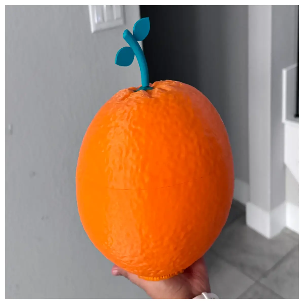 large orange plastic candy bowl for halloween party favors bulk trick or treat containers