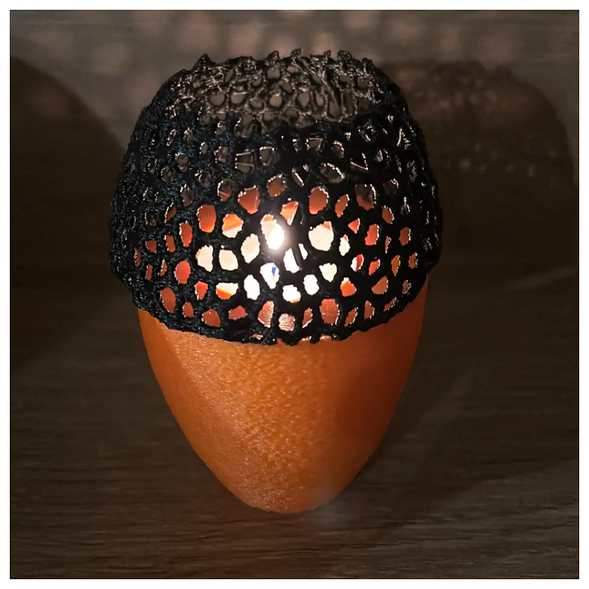 acorn shaped tea candle holders rustic woodland decor candles for home autumn harvest table centerpieces natural wood grain aesthetic lighting