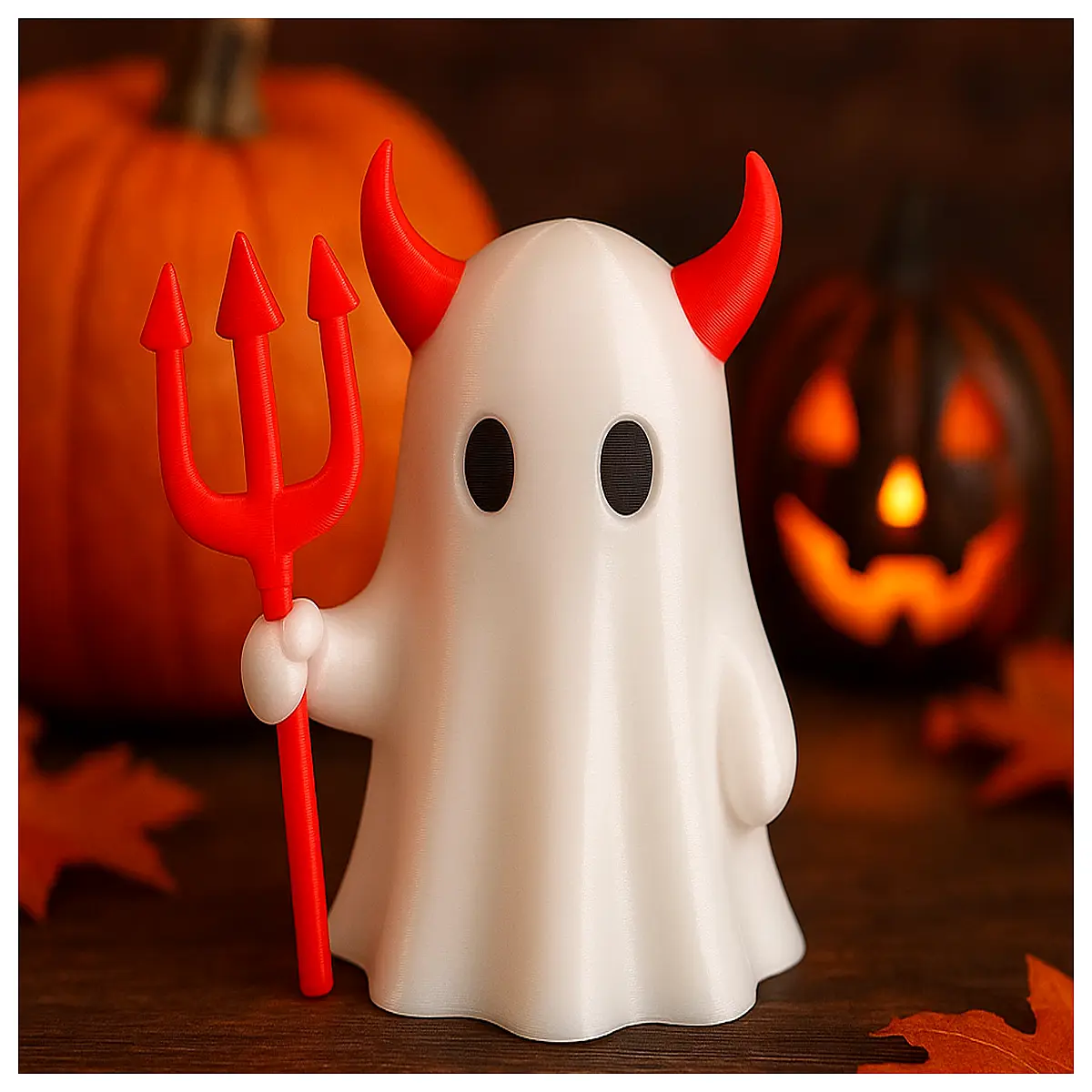 cute devil ghost halloween costume kids party accessories spooky plush toy