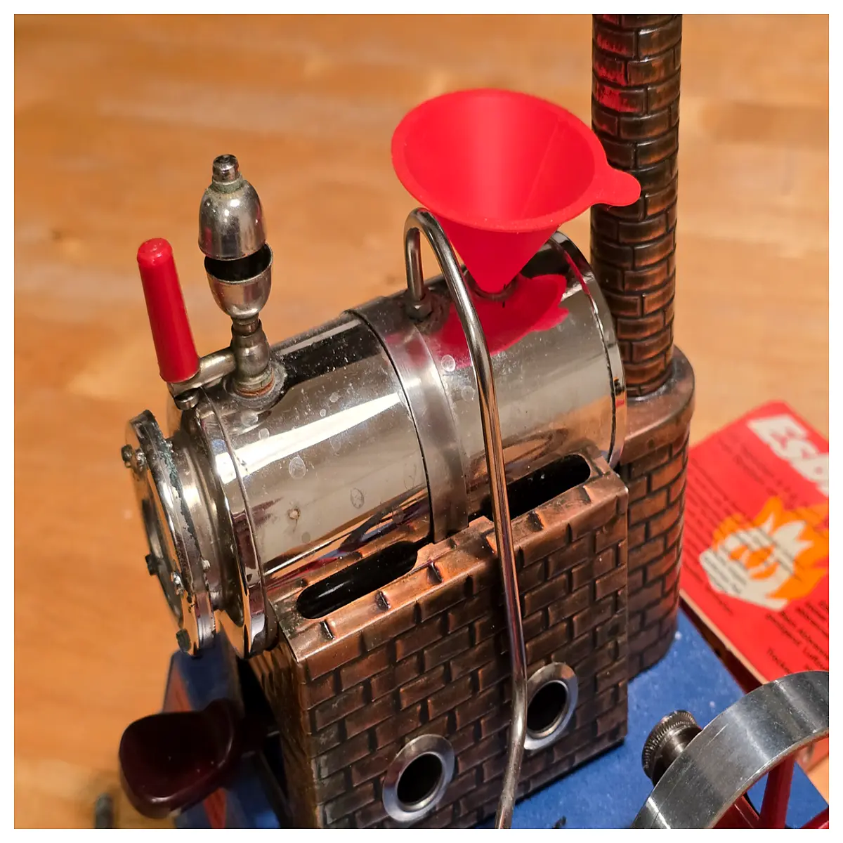 wilesco steam engine funnel spare part railway accessories