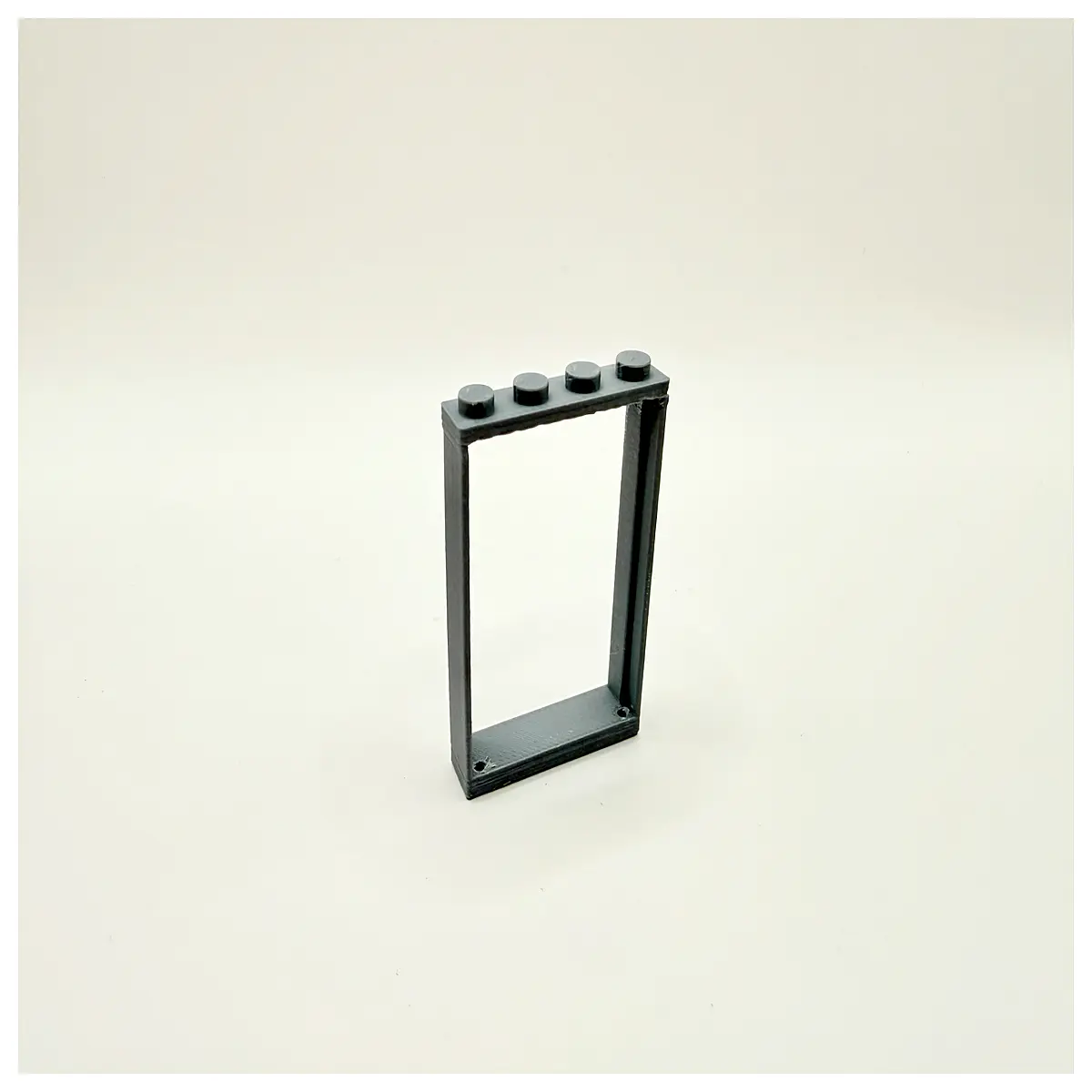 building block window frame piece 1x4x5 plastic brick architectural part diy toy
