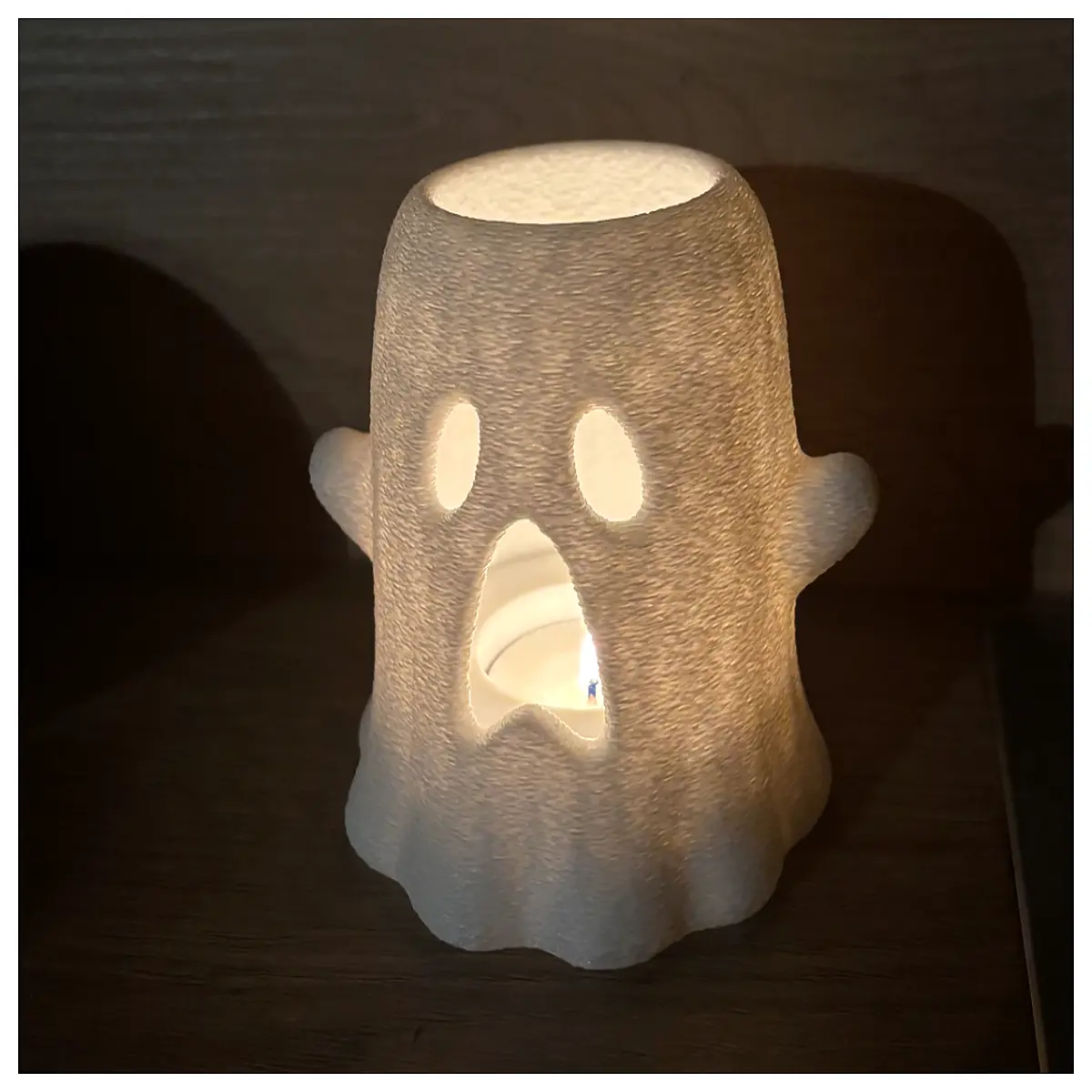 halloween ghost candle holder spooky decor