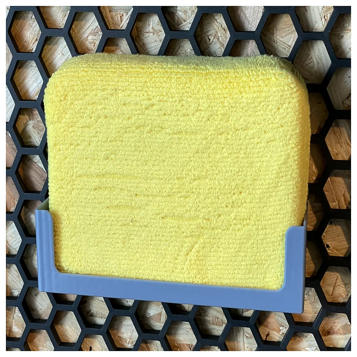 microfiber sponge holder rack organizer for bathroom kitchen sink cleaning tools storage