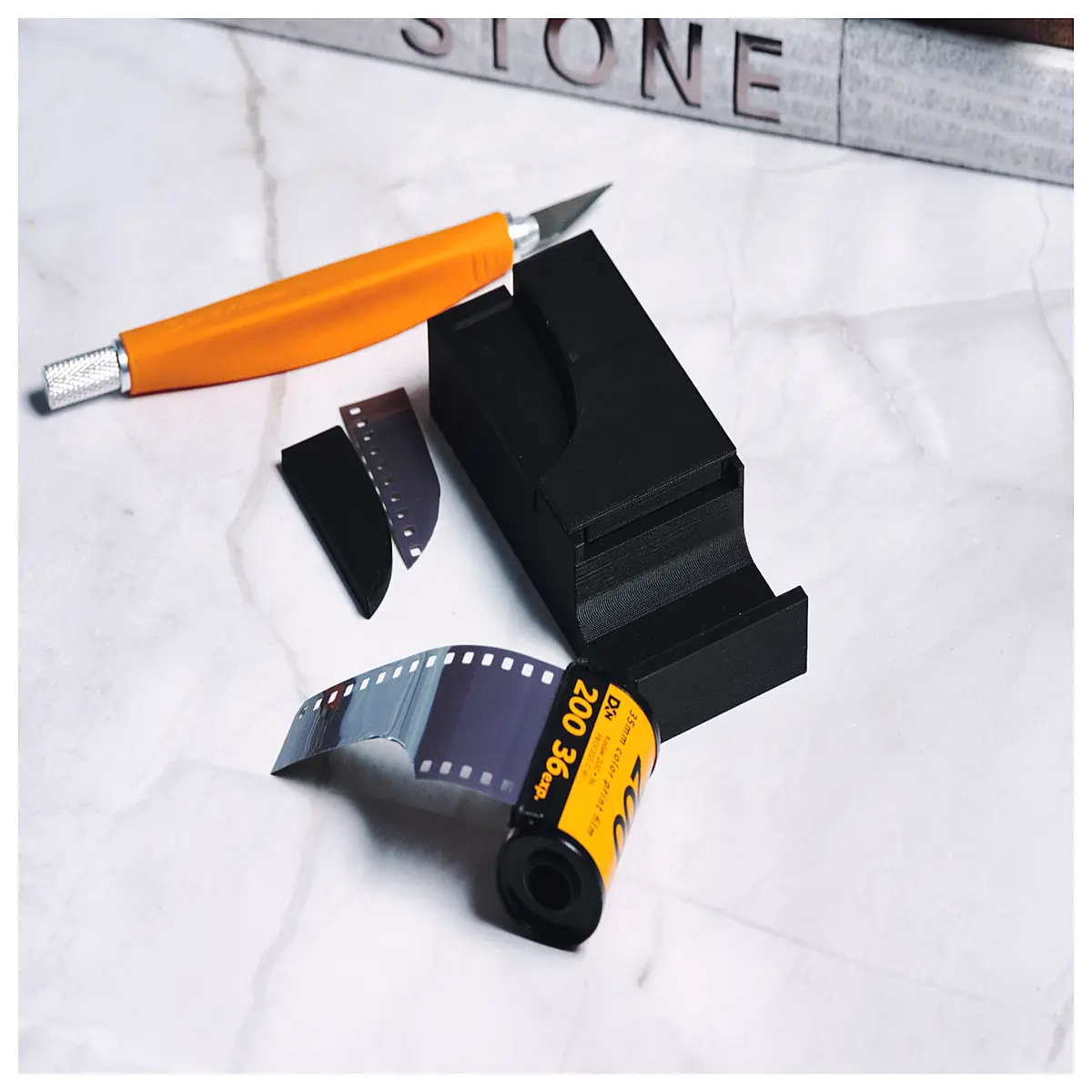 35mm film cutter trimmer guide for home movie editing