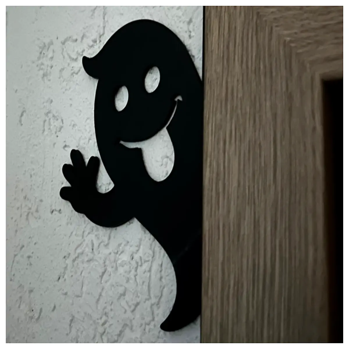 halloween corner ghost wall decal spooky door frame decoration for home party haunted house props
