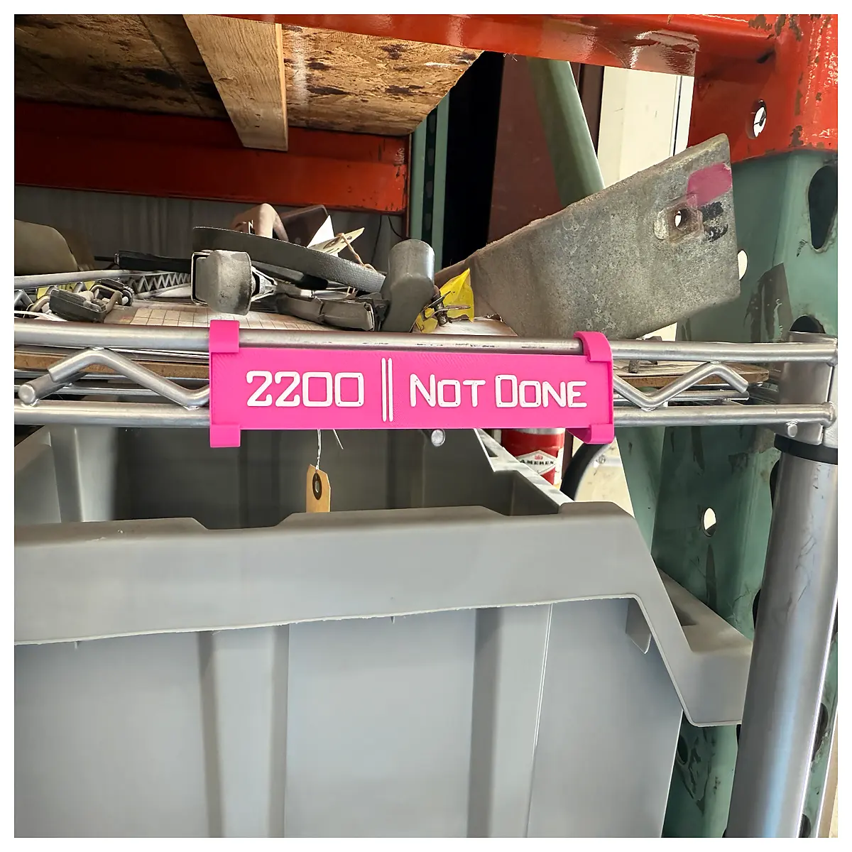 metal shelf tag holders clips for wire racks industrial warehouse storage bin labeling system duty price tags