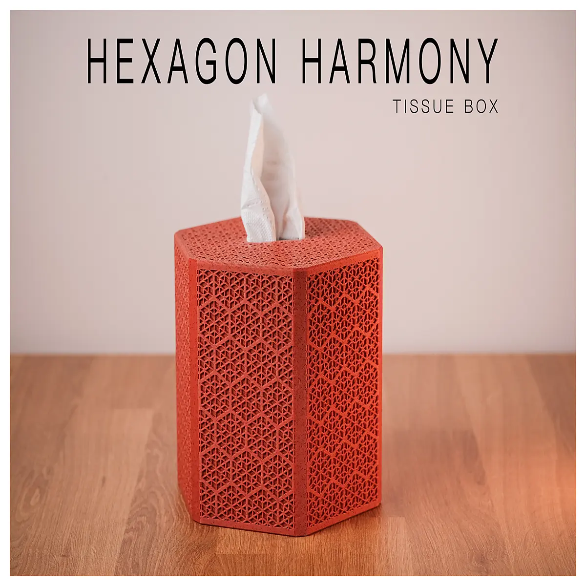 hexagonal tissue box cover modern minimalist home decor living room sofa table organizer stylish napkin holder