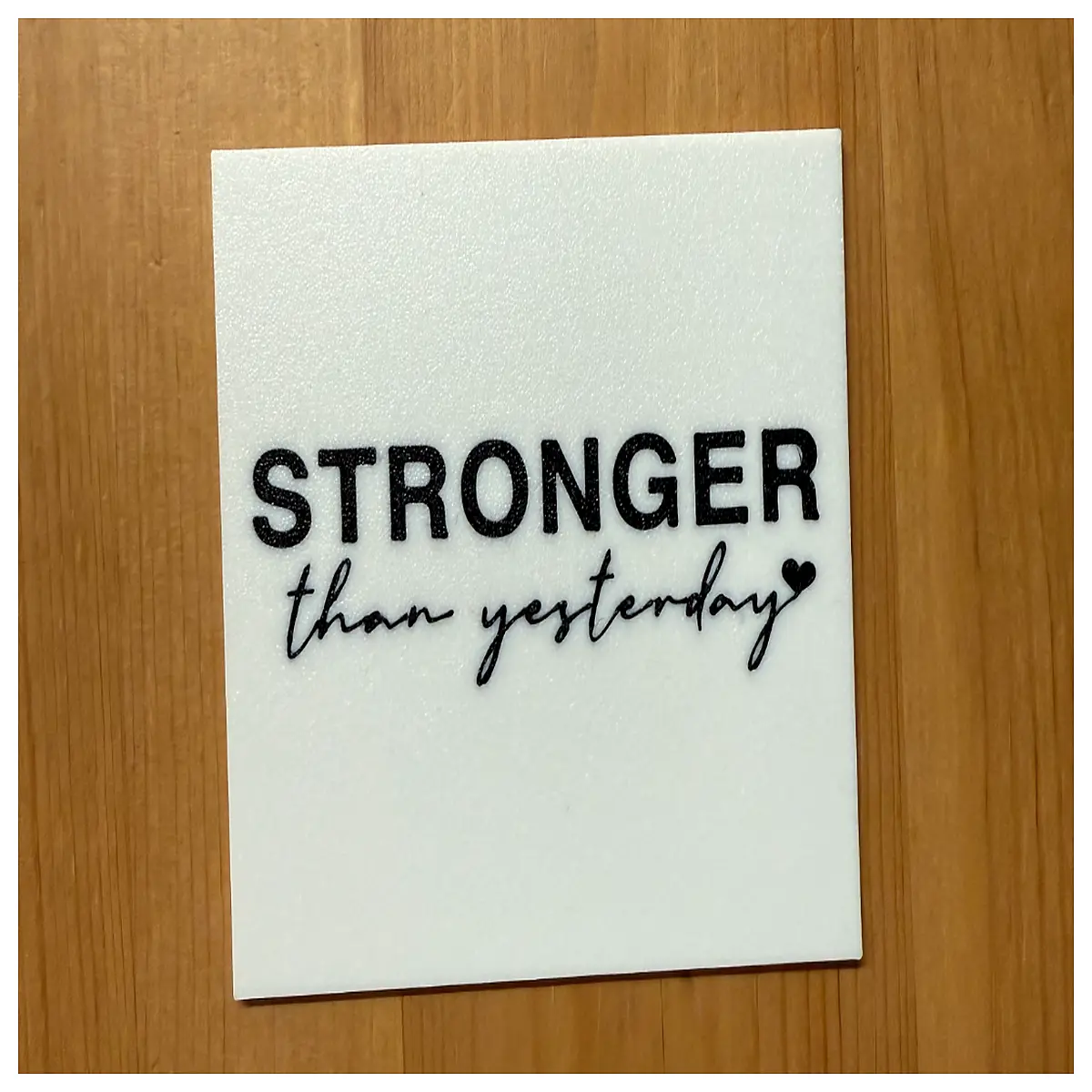 today better than yesterday motivational desk coaster inspirational quote office workers