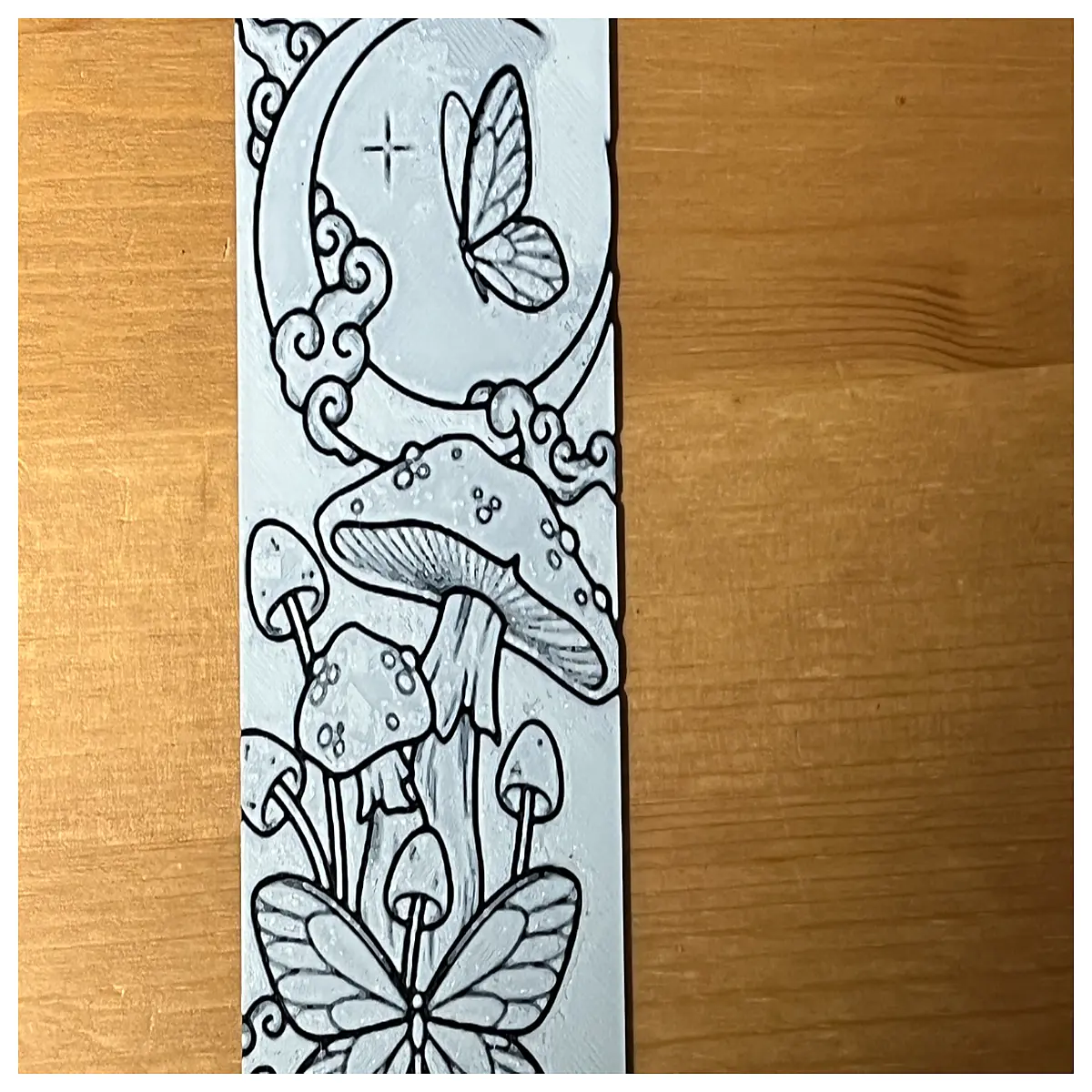cute mushroom bookmark for reading woodland fairy forest animal page marker aesthetic literary students