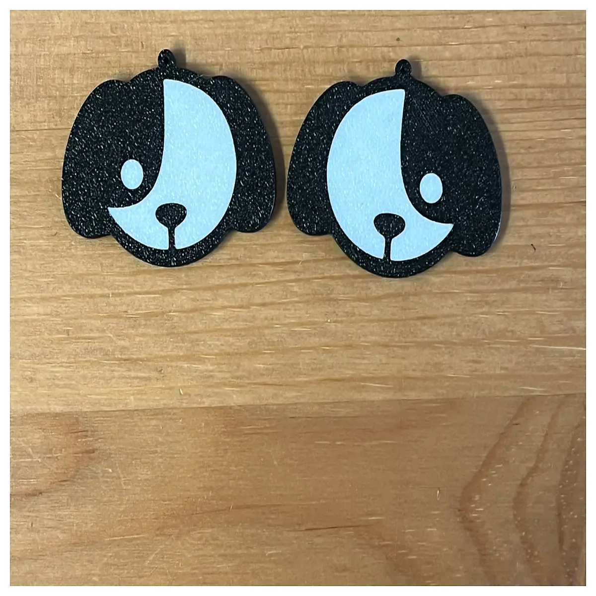 cute dog earrings for women pet lover jewelry gift animal ear studs