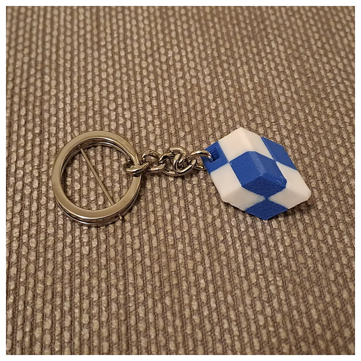 minimalist bavarian keychain leather fob carabiner men