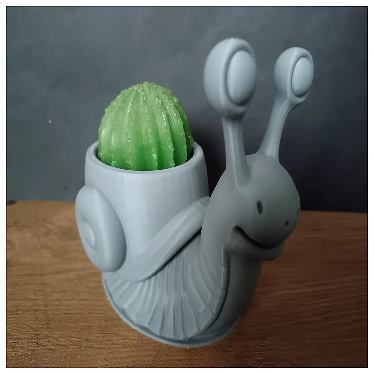snail tea holder candle succulent planter pot home decor garden ornament