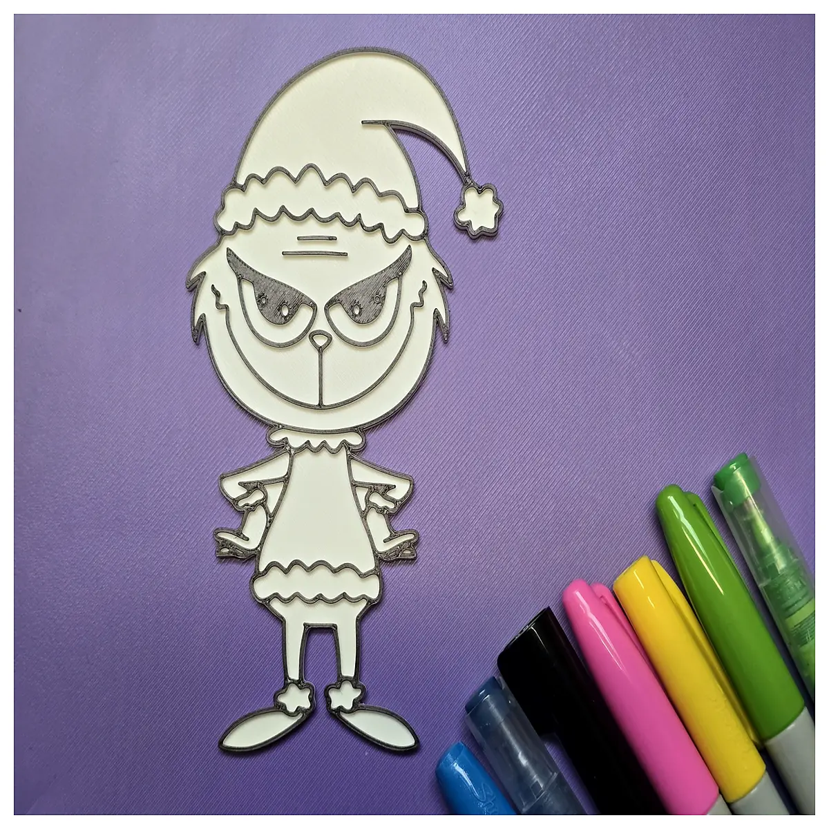 spooky christmas coloring pages for kids diy craft fun holiday activity