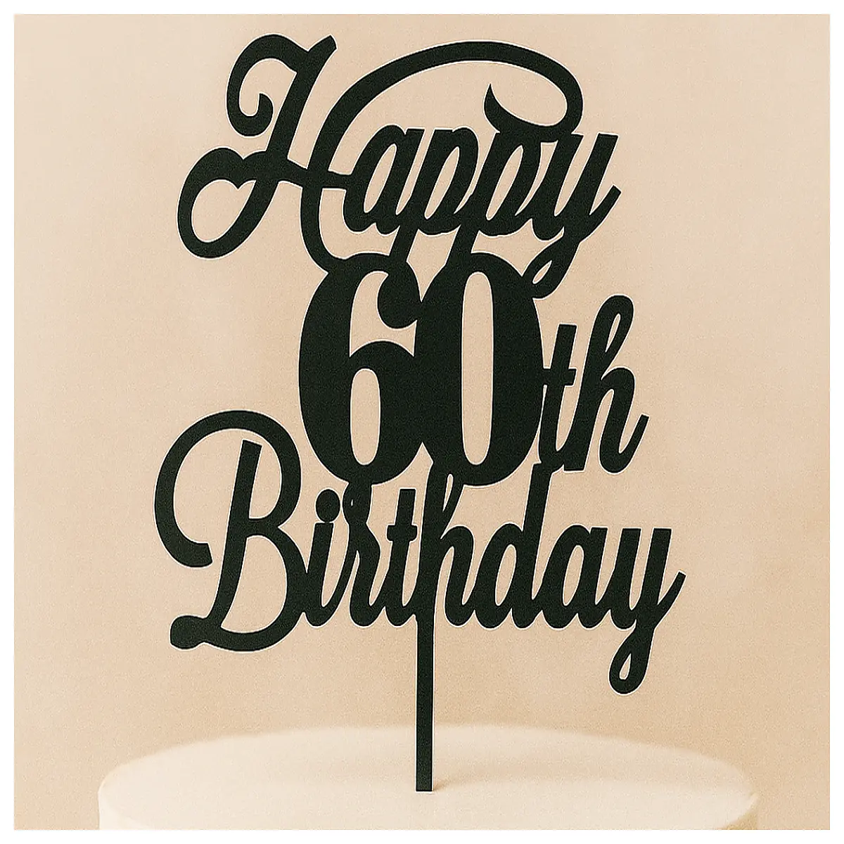 funny 60th birthday cake topper decorations for men women milestone party supplies