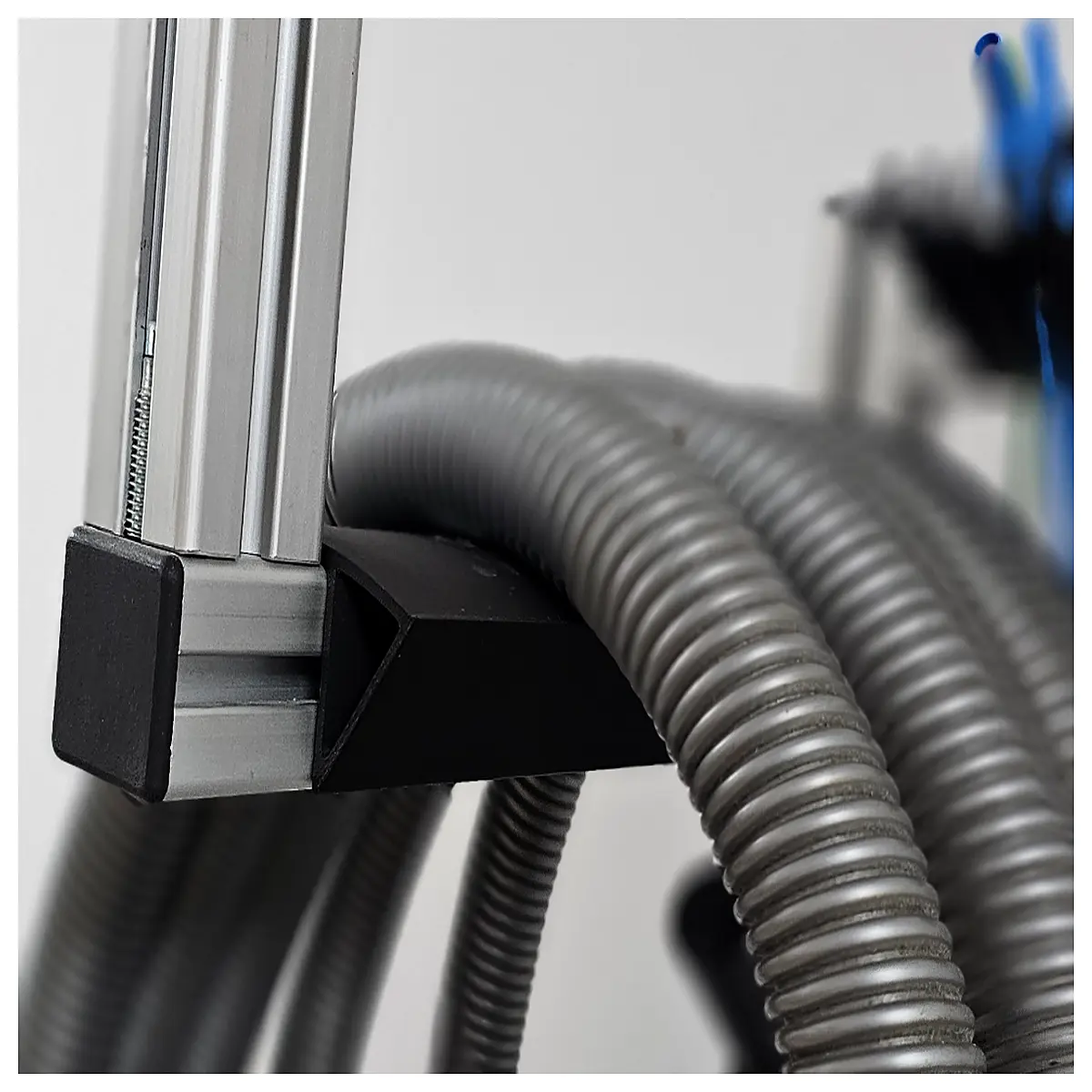cnc aluminum profile 4040 vacuum cleaner hose bracket mount holder clamp for collection system