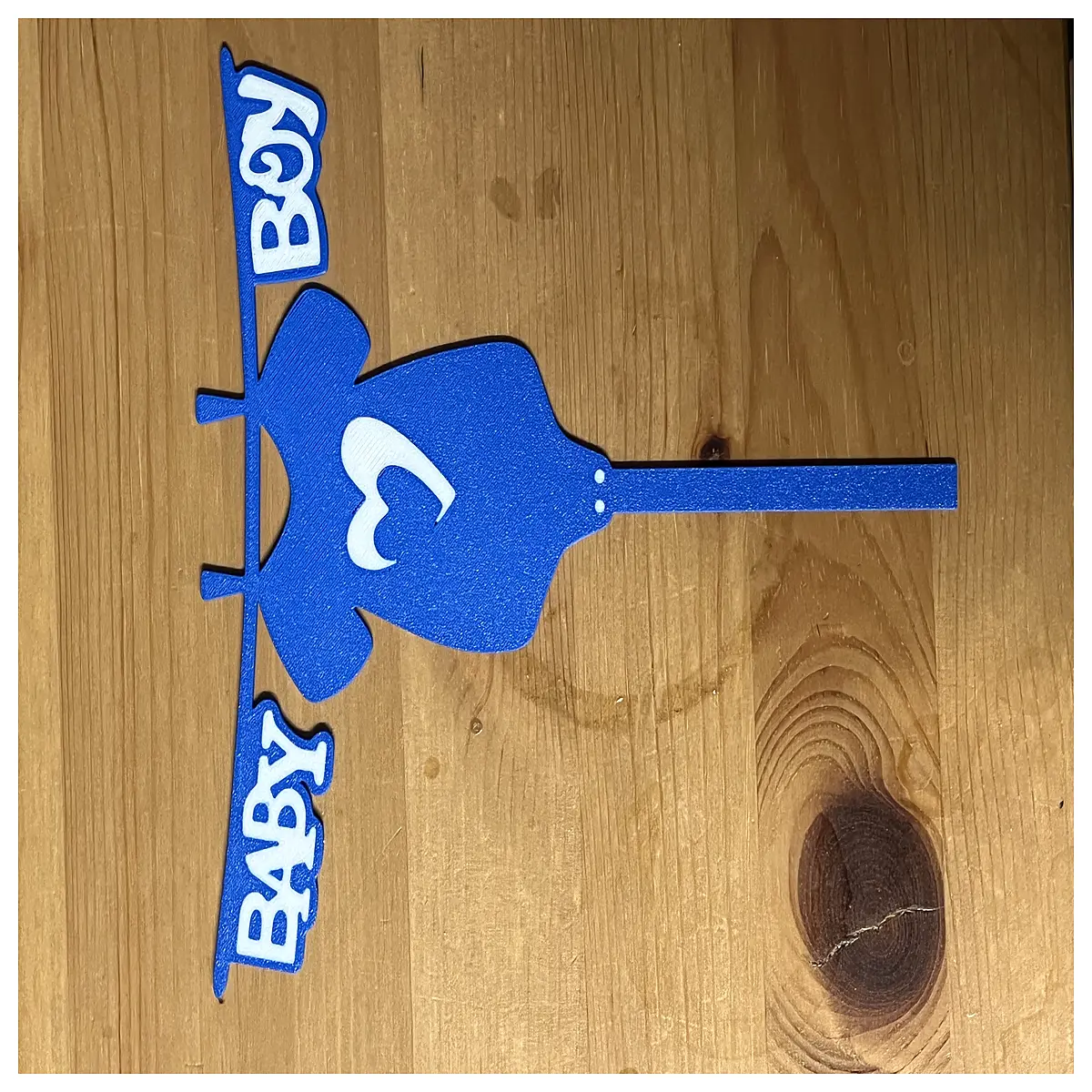 baby boy first birthday cake topper gender reveal decorations blue rattle onesie cupcake picks newborn shower party supplies