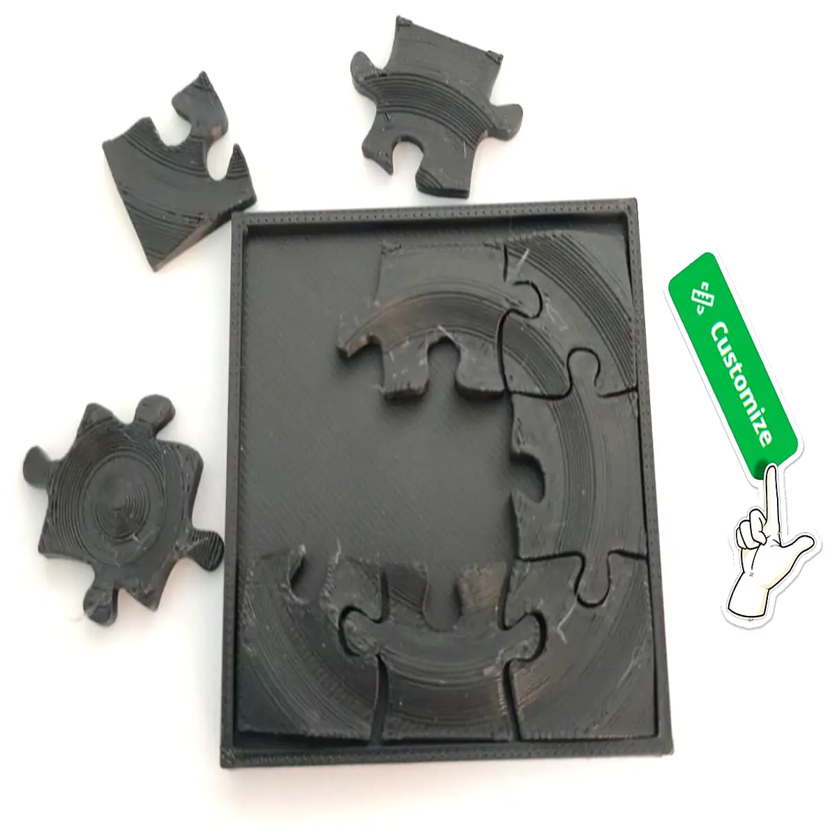 wave puzzle adult brain teaser wooden jigsaw for stress relief