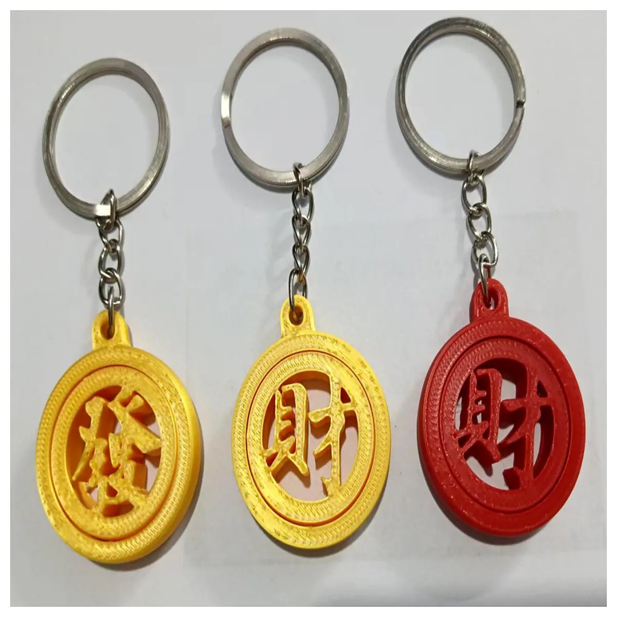 360 degree rotating gyro keychain fidget toy stress relief spinning metal key ring anti anxiety men women