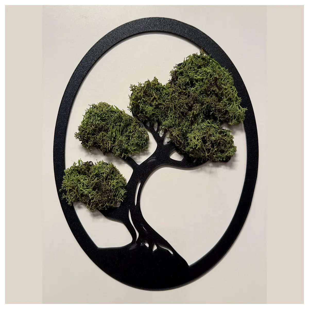 moss tree bonsai decoration preserved moss wall art living room natural decor dried plant arrangement minimalist home accessories