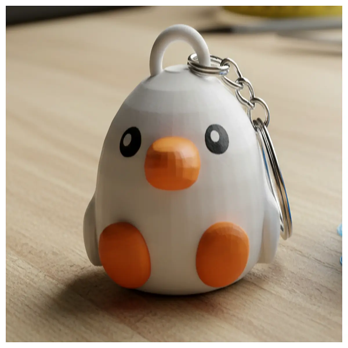cute chubby duck keychain plush toy bag charm for girls students cute animal pendant