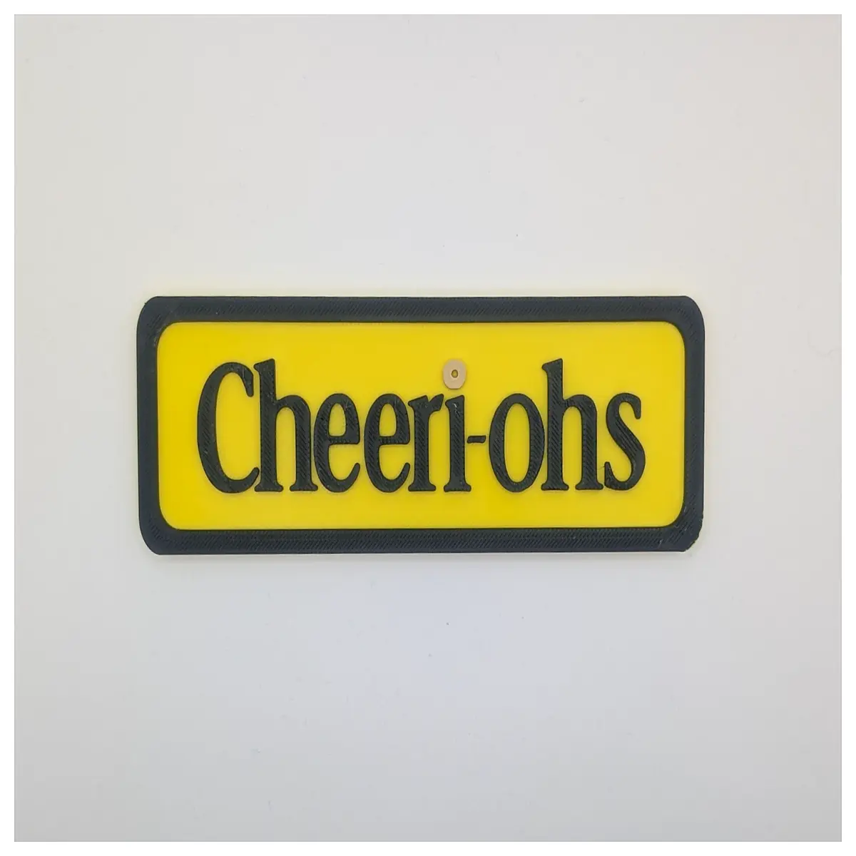 cheerios magnetic cereal box fridge magnet kitchen decor kids learning alphabet letter recognition toy