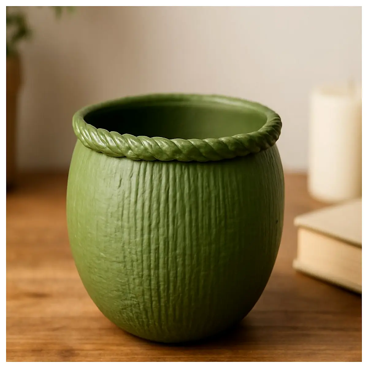 fabric planter pot with drainage indoor plant holder for succulents home decor